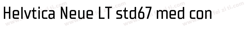 Helvtica Neue LT std67 med cond字体转换